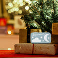 Load image into Gallery viewer, Decorative sign with 'dreamer' on wrapped gifts in front of a Christmas tree.
